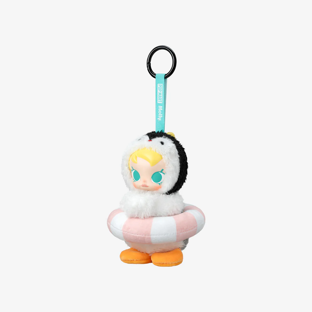 Baby Molly X Pingu Happy Fishing Series Plushie Pendant BLIND BOX