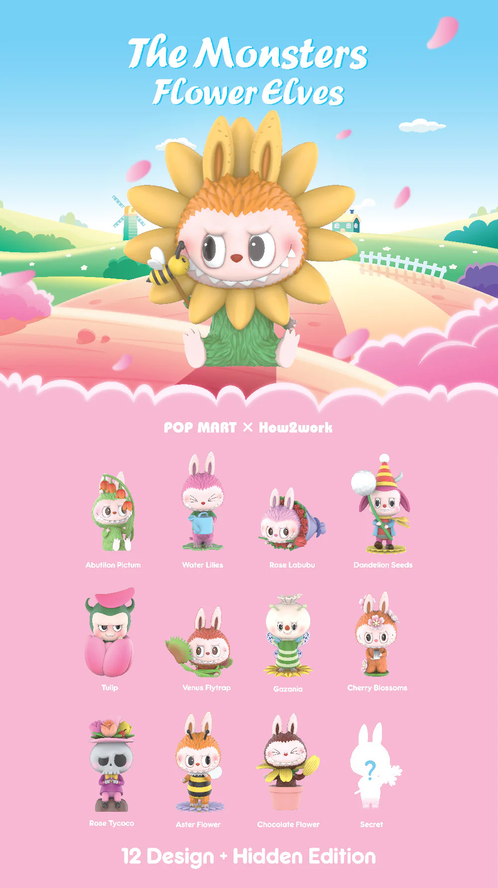 The Monsters Flower Elves Series Figures BLIND BOX