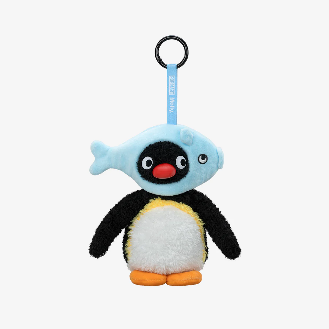 Baby Molly X Pingu Happy Fishing Series Plushie Pendant BLIND BOX