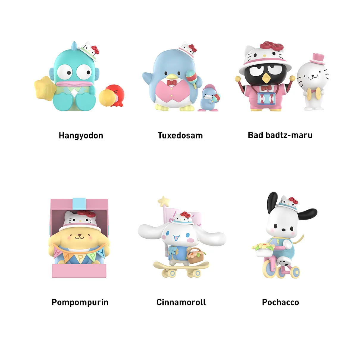 Sanrio characters Hello Kitty 50th Anniversary Series Figures BLIND BOX