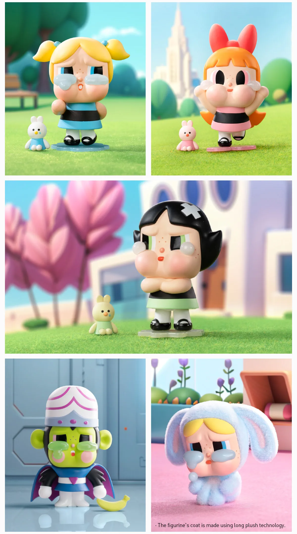 CRYBABY x Powderpuff Girls Series Figures BLIND BOX