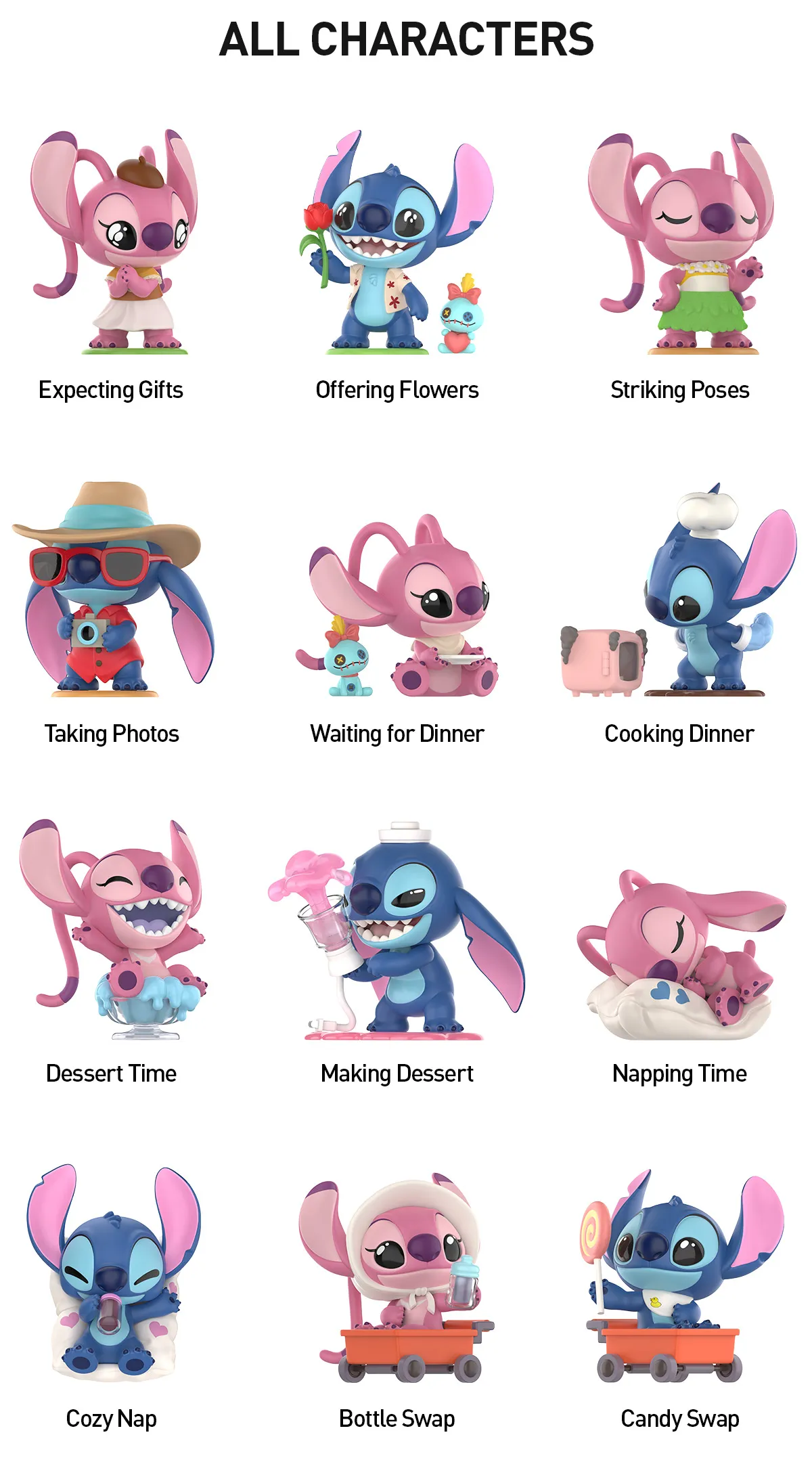 Disney Stitch on a Date Series Figures BLIND BOX
