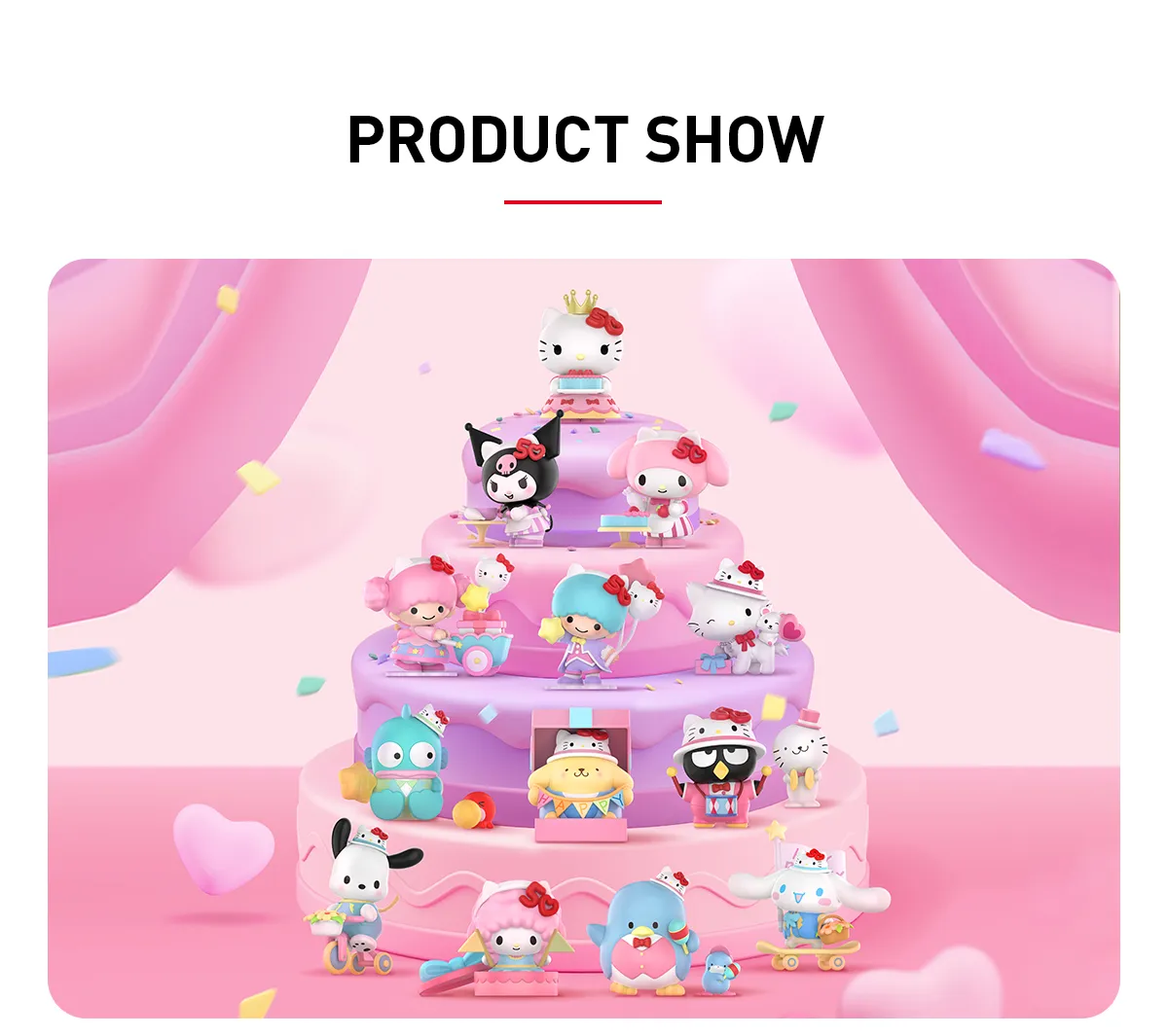 Sanrio characters Hello Kitty 50th Anniversary Series Figures BLIND BOX