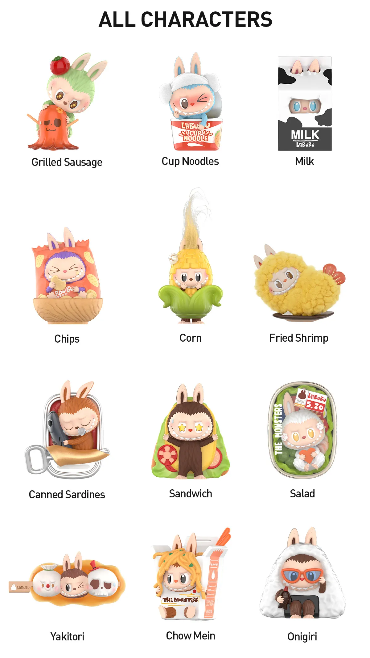 THE MONSTERS Wacky Mart Series Figures BLIND BOX