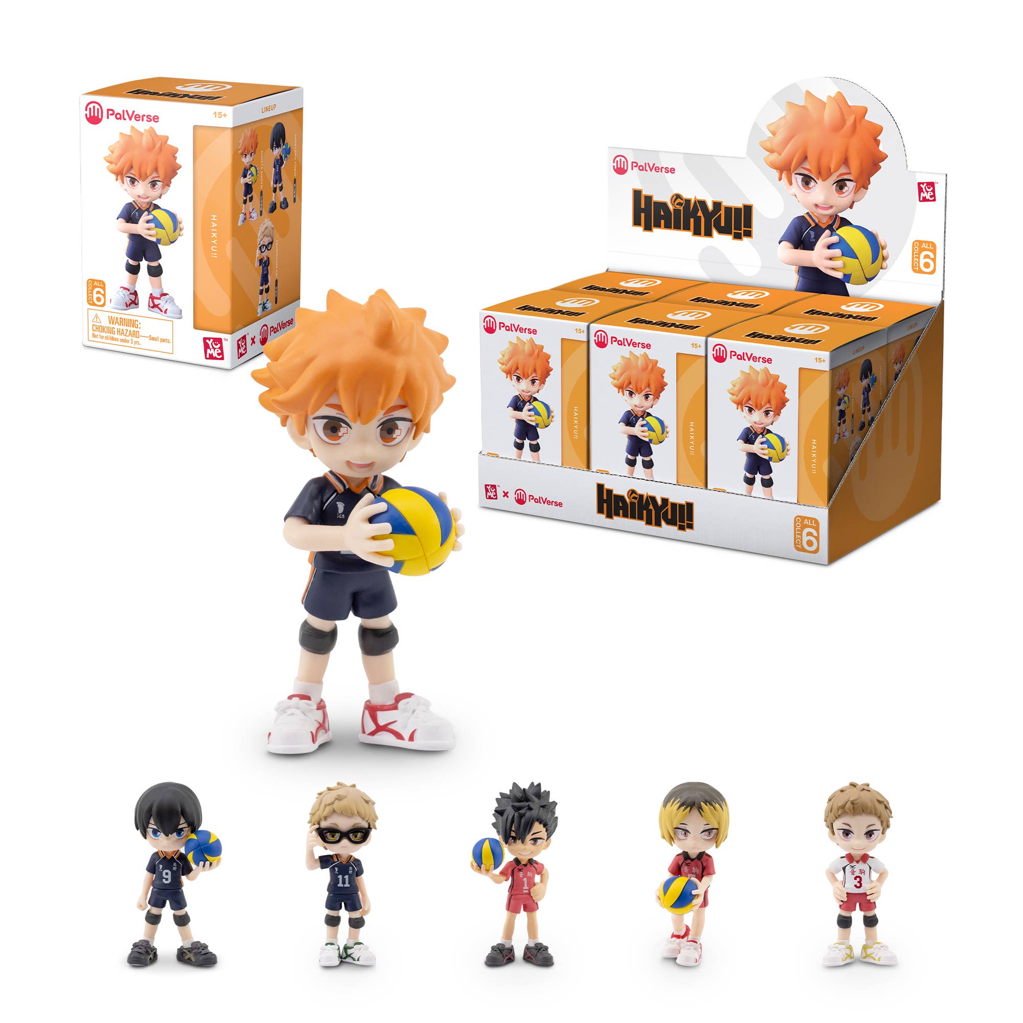 Haikyu!! 3.5" Anime Figures - Blind Box CDU