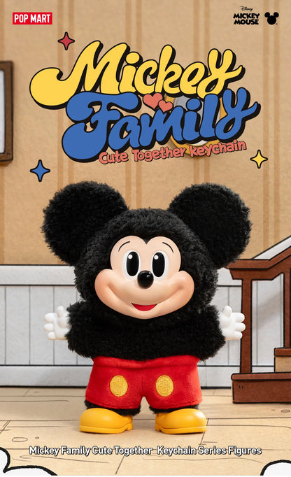 Mickey Family Cute Together Key Chain Series