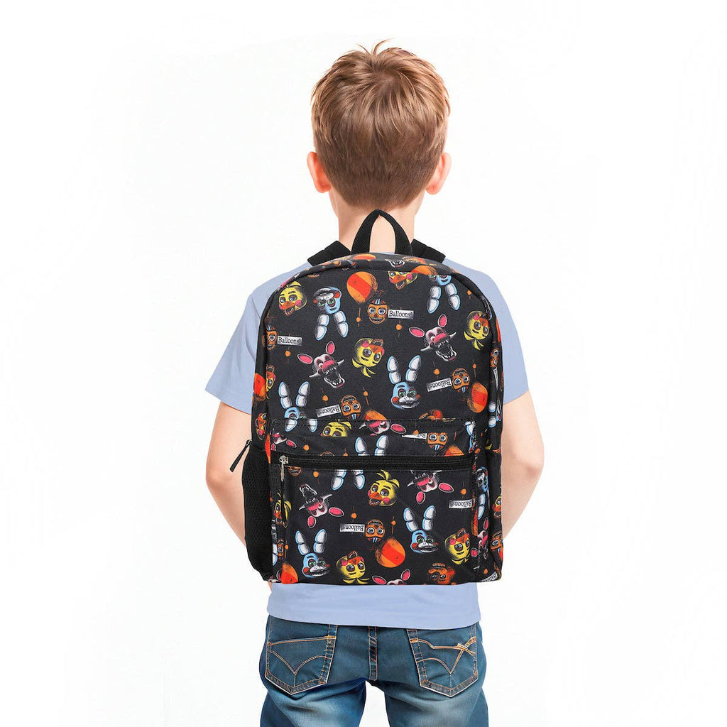 Five Nights at Freddy’s All-Over Print 16” Backpack For School And Travel