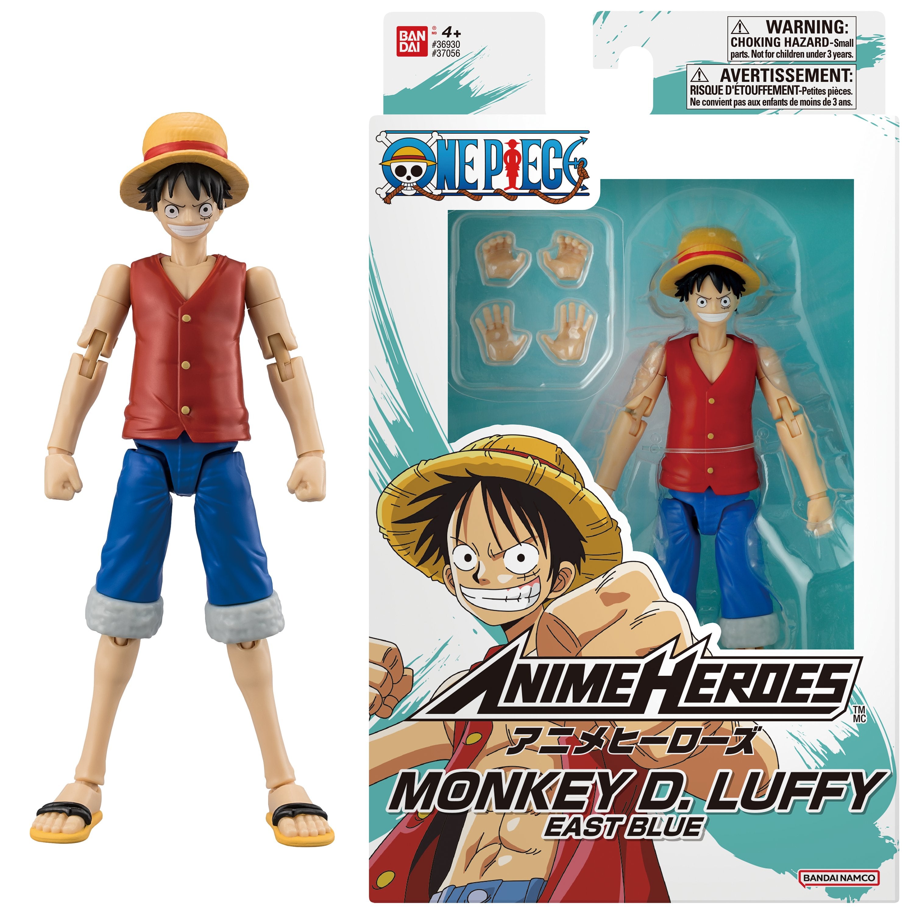 One Piece: 6.5" Anime Heroes ONE PIECE - Monkey D. Luffy (East Blue) Figure