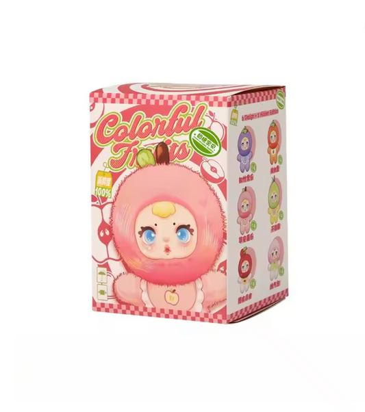 MM Milk Candy Cololful Fruit Plush Pendant Keychain Series BLIND BOX