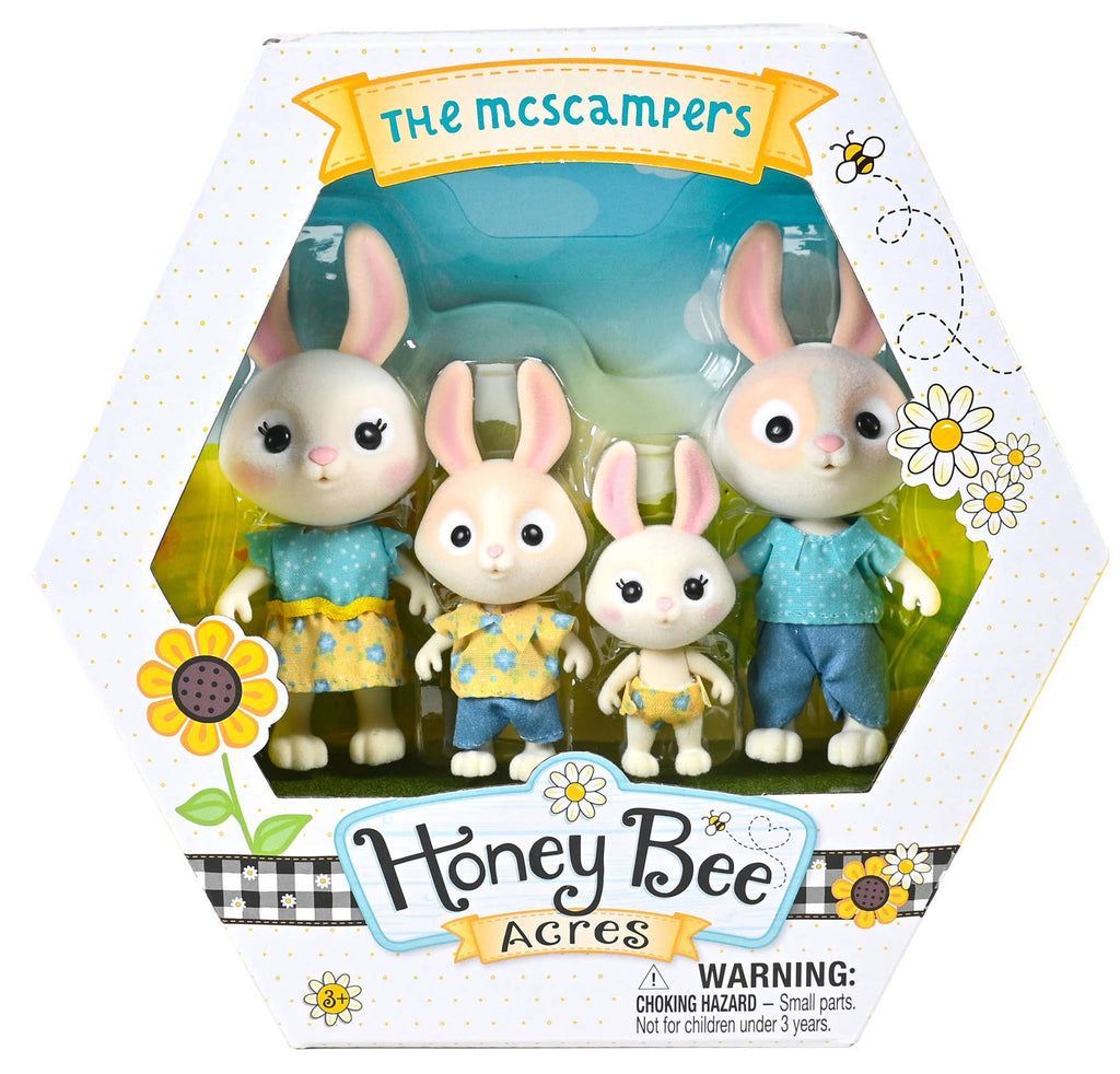 Honey Bee Acres The McScampers Bunny Family Set