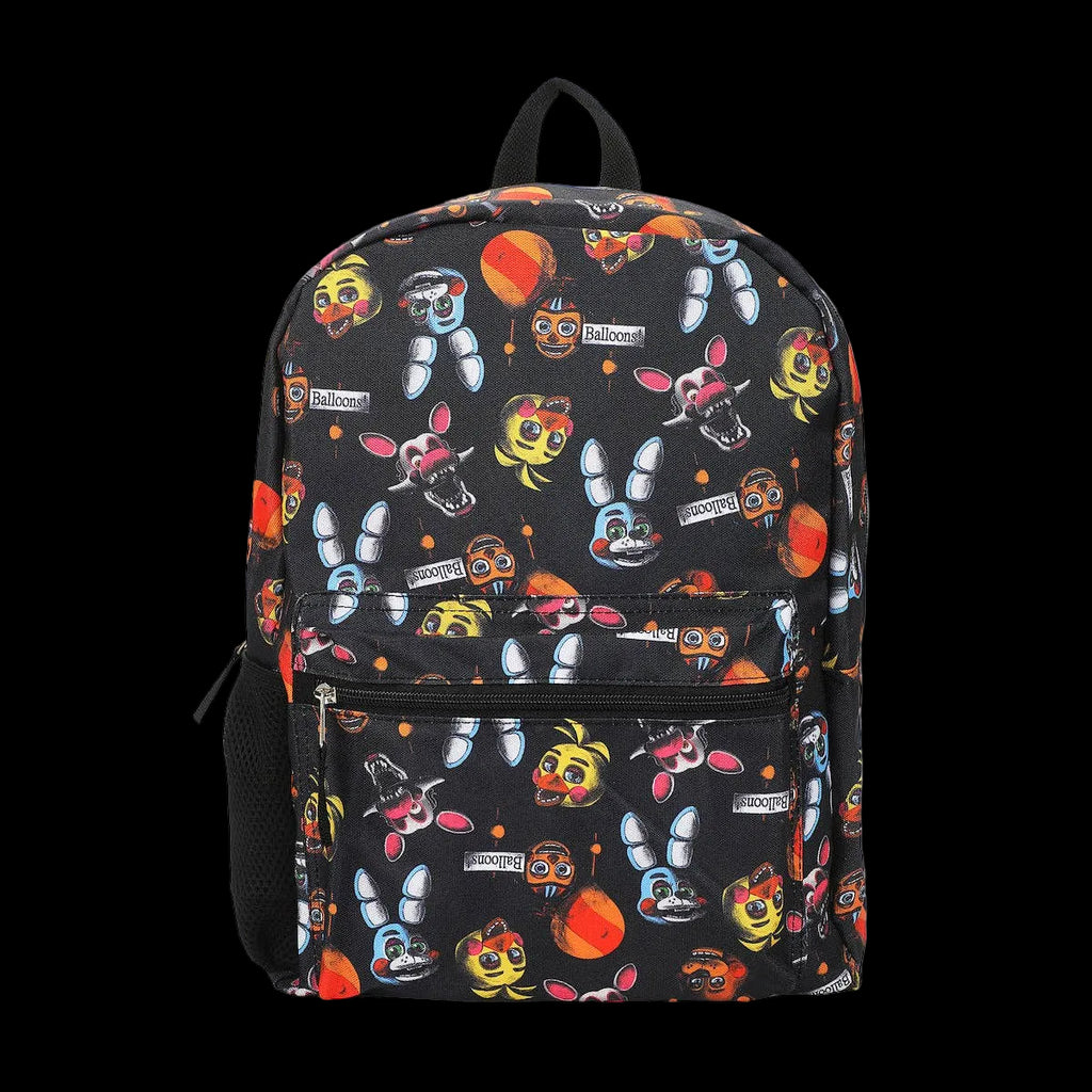 Five Nights at Freddy’s All-Over Print 16” Backpack For School And Travel