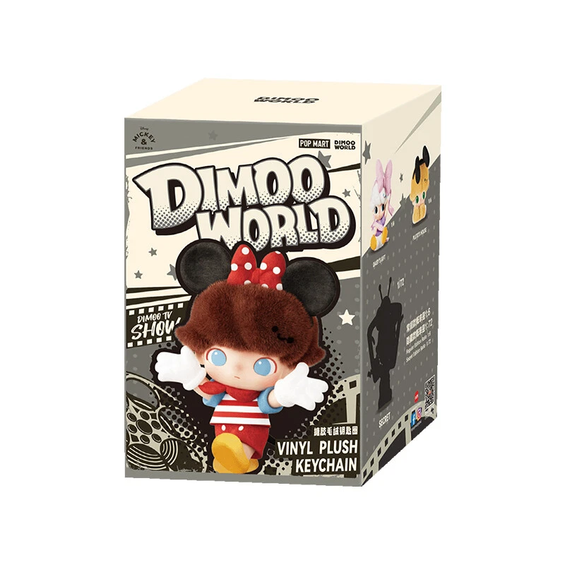 DIMOO WORLD x DISNEY Series-Vinyl Plush Keychain