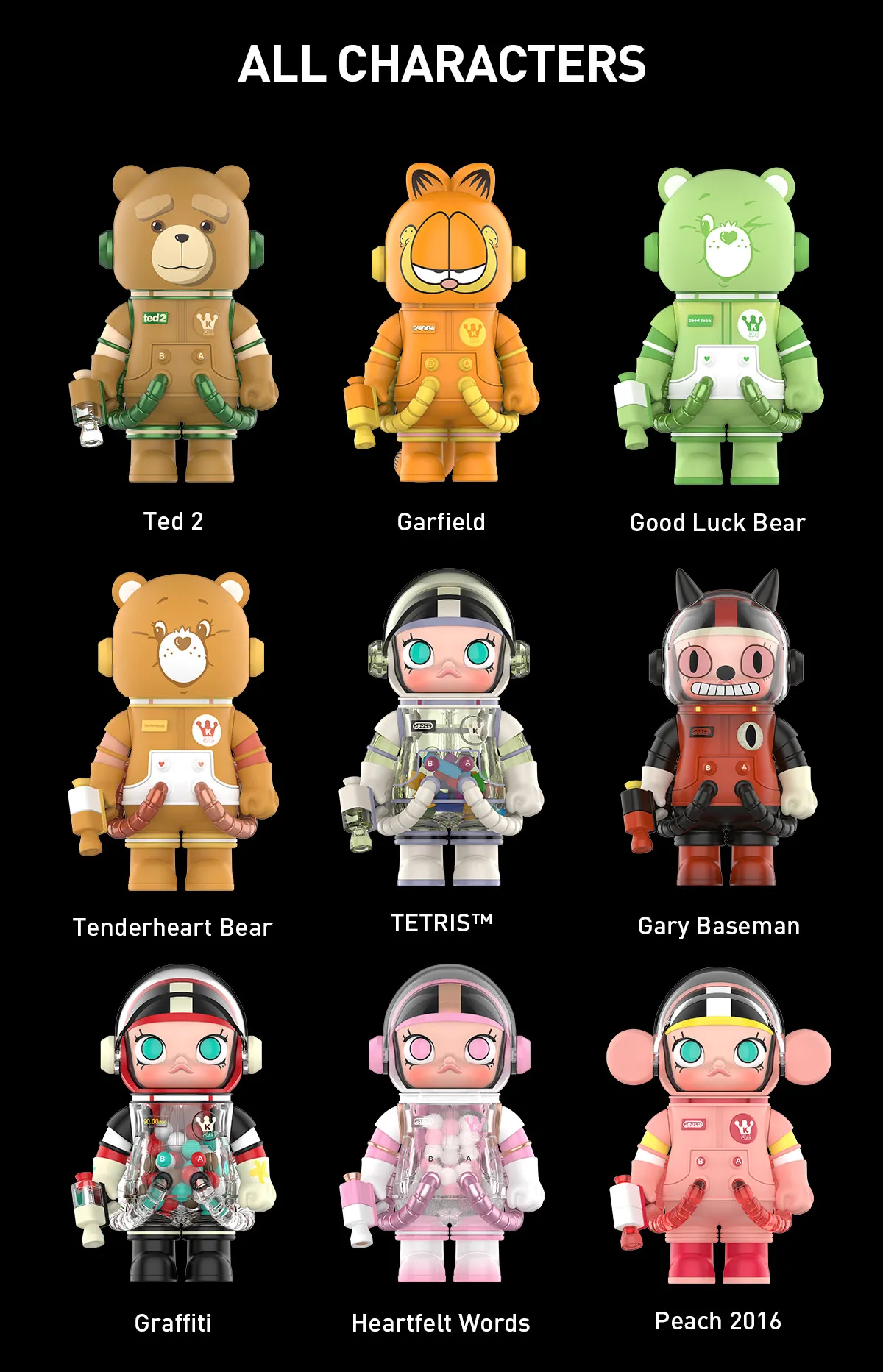 MEGA SPACE MOLLY 100% Series 3 BLIND BOX