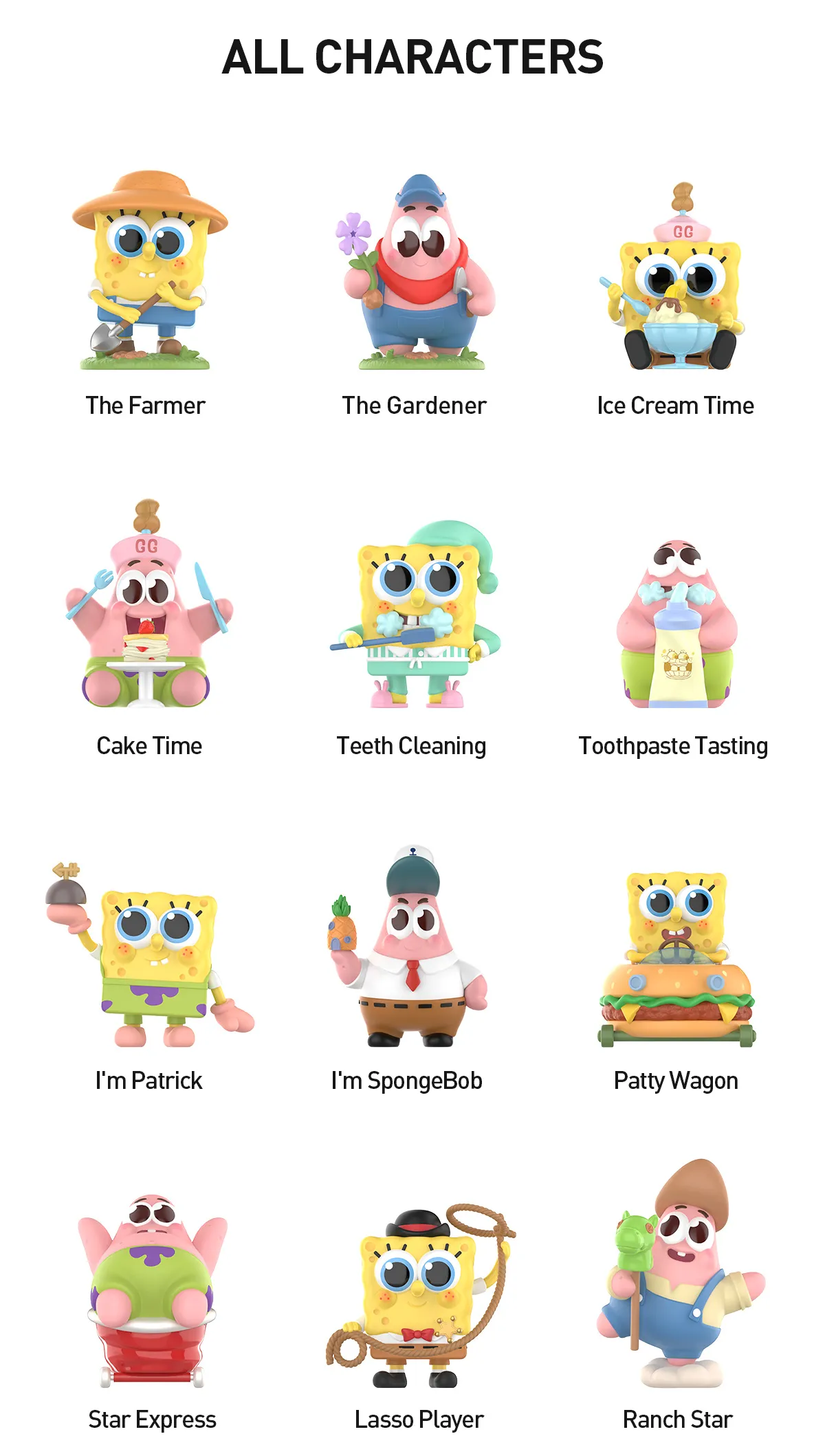 SpongeBob Best Friends Series Figures BLIND BOX